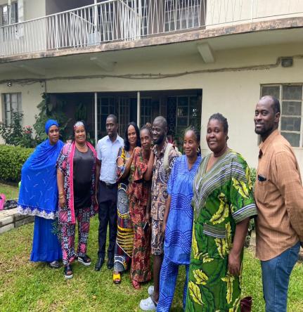 OLICON community members standing together outdoors